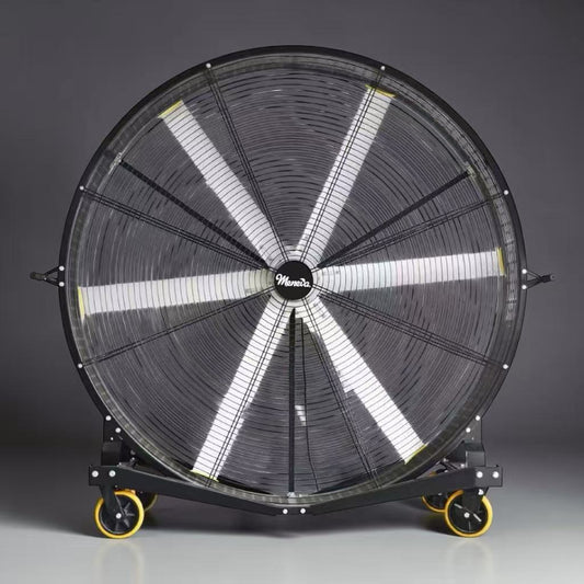 NEW !!  Meneva HVLS PMSM BLDC 78" Portable Drum Fan
